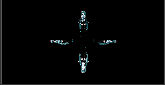 自己也试着制作全息投影的源视频吧