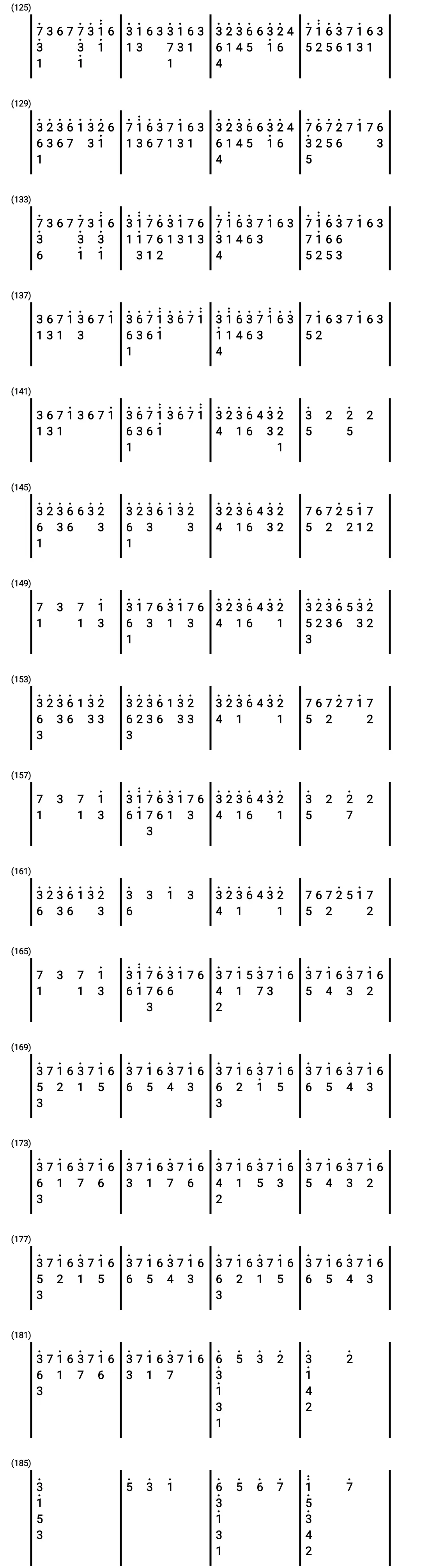 光遇琴谱《luv letter情书》