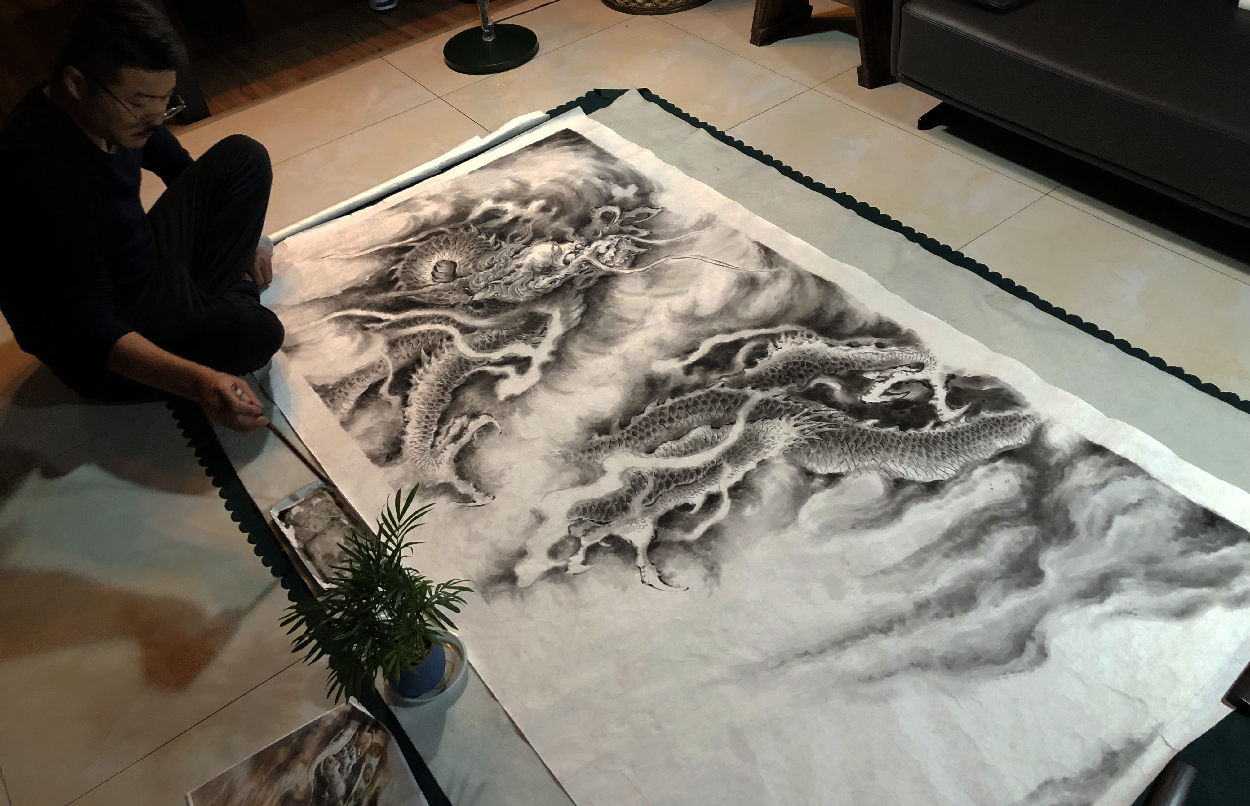 中国龙,龙,龙纹,画龙,画龙方法,国画龙