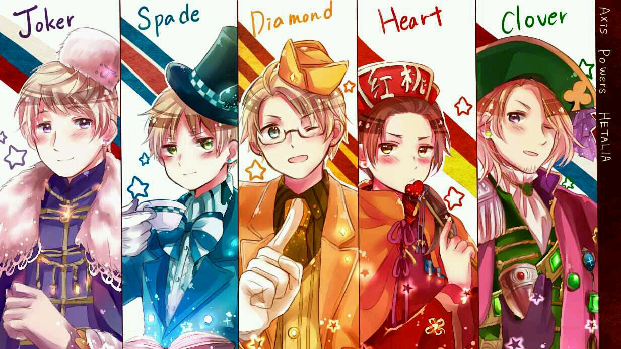 【APH】当联五玩起撕名牌 - 哔哩哔哩