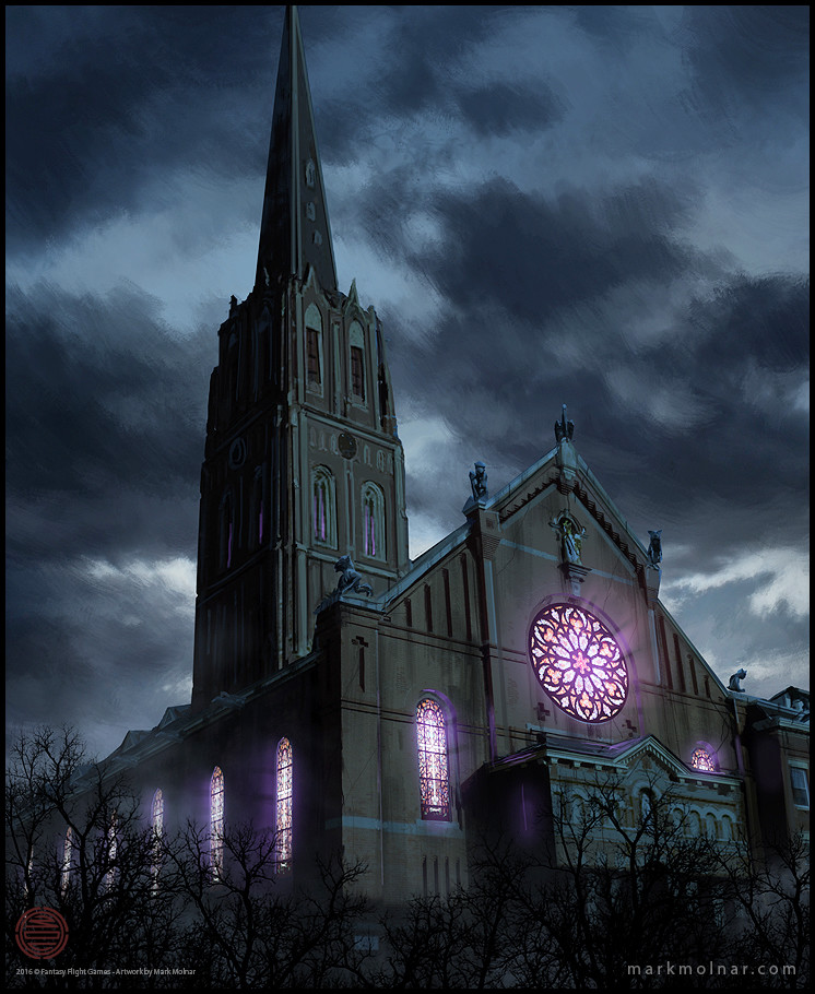 克苏鲁式恐怖插画图集