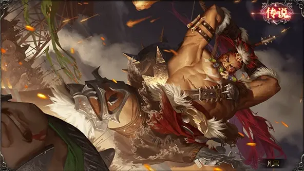 就让你试试,我的铁蒺藜骨朵!蒺藜:金锦爵赏,助将军一战!