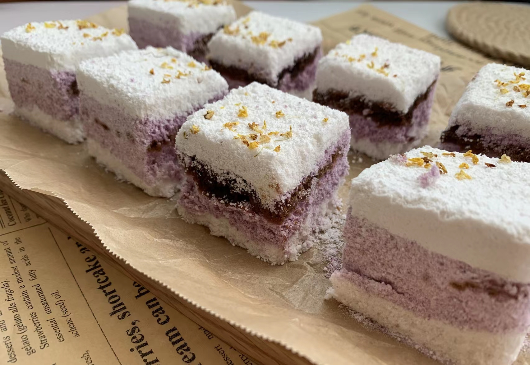 蔓越莓紫薯松糕怎么做_蔓越莓紫薯松糕的做法_豆果美食