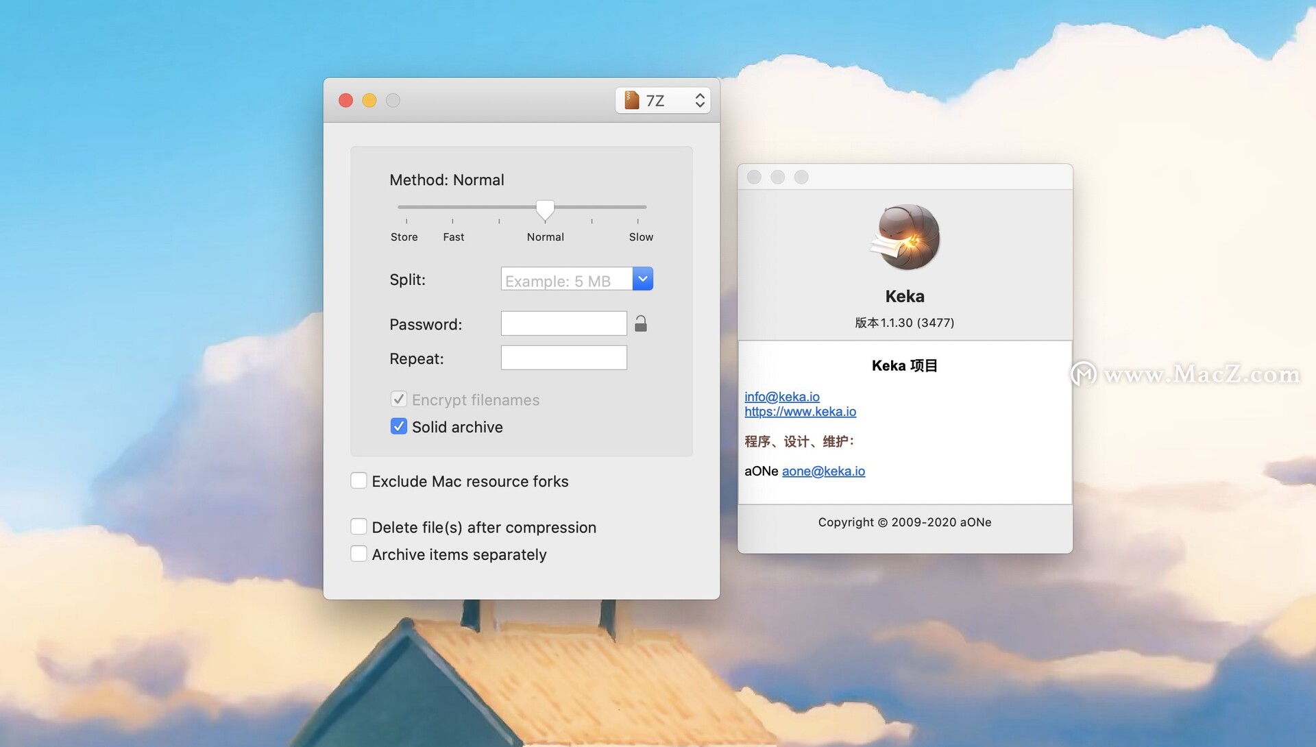 Keka Mac(解压缩工具)中文版 哔哩哔哩