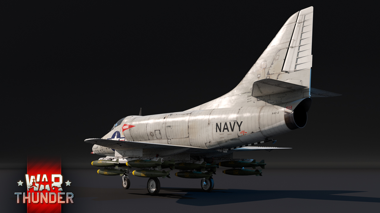 【战争雷霆-开发日志】道格拉斯a-4b天鹰攻击机:简约不简单