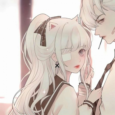 快手真人情侣头像一对两张.爱意随风起.