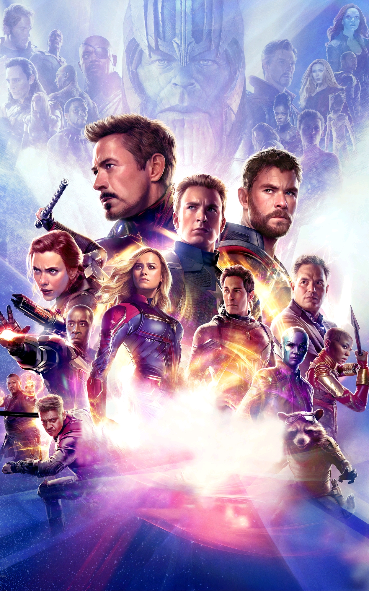 一组复联四的超清无水印无字海报