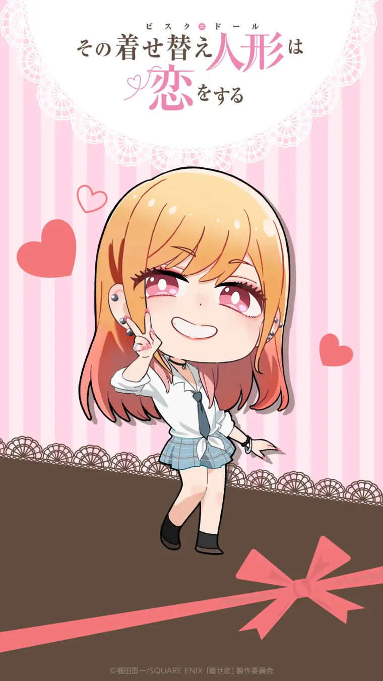 更衣人偶坠入爱河 官方壁纸 情人节 喜多川海梦 五条新菜 乾纱寿叶 乾心寿 哔哩哔哩