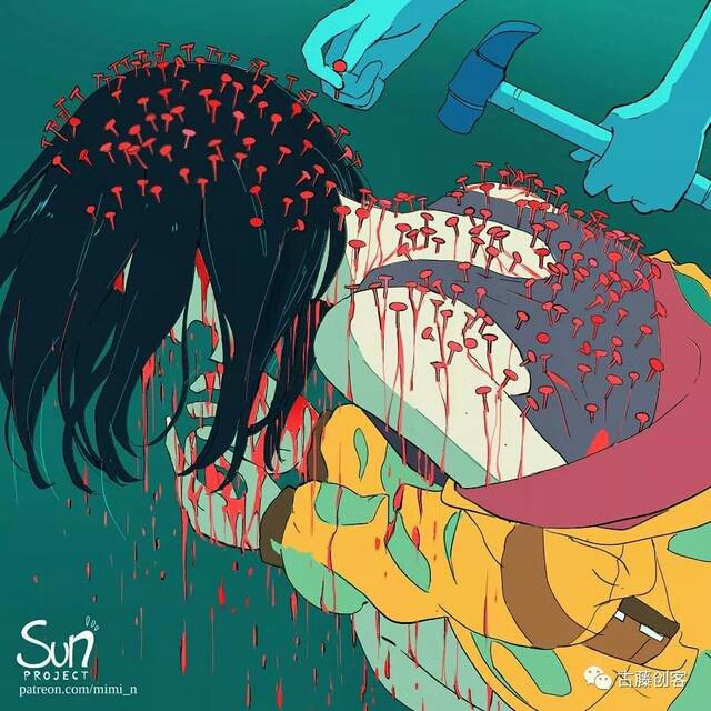 每幅图都是一种社会现象,直击人性黑暗面.