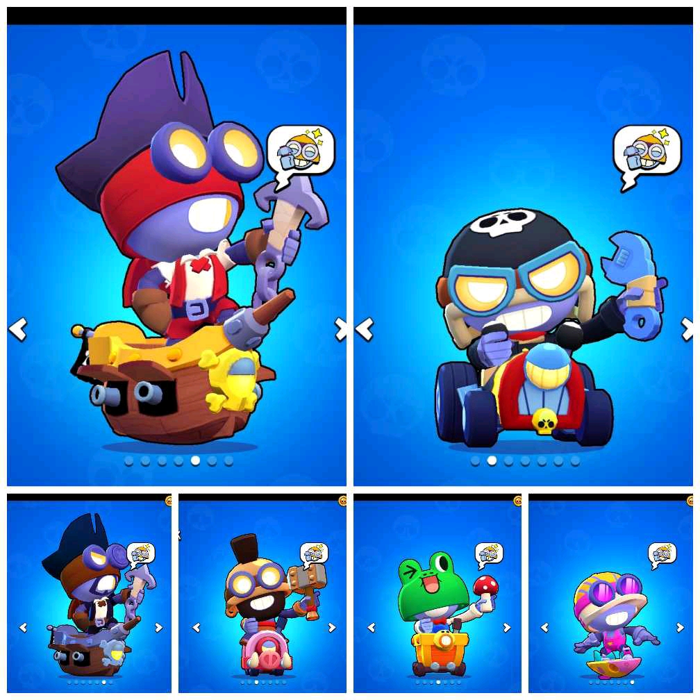 荒野乱斗皮肤科普第二十期卡尔皮肤你都有了吗