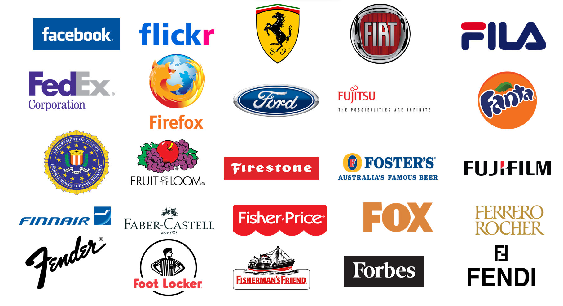 Famous Brand Logos Letter F 