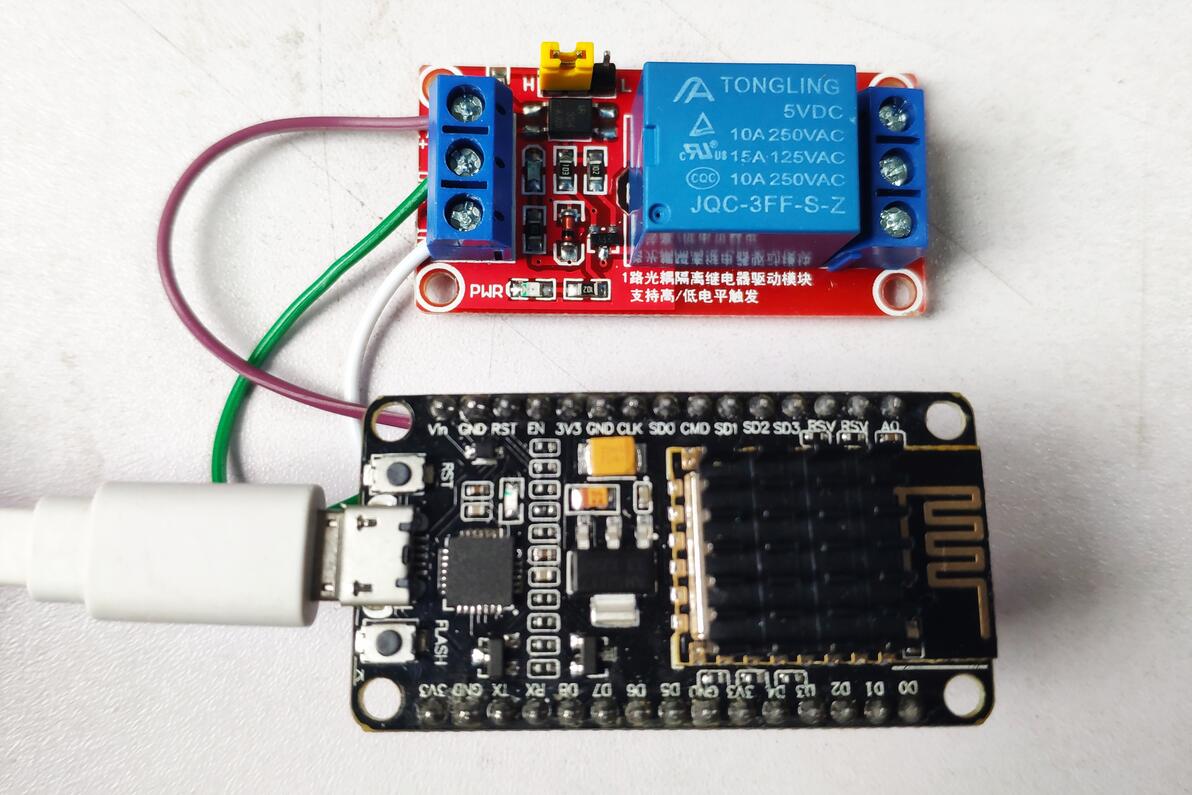 [ESP8266]ESP8266 NodeMCU+电磁继电器 简易物联网控制 详细制作过程 - 哔哩哔哩