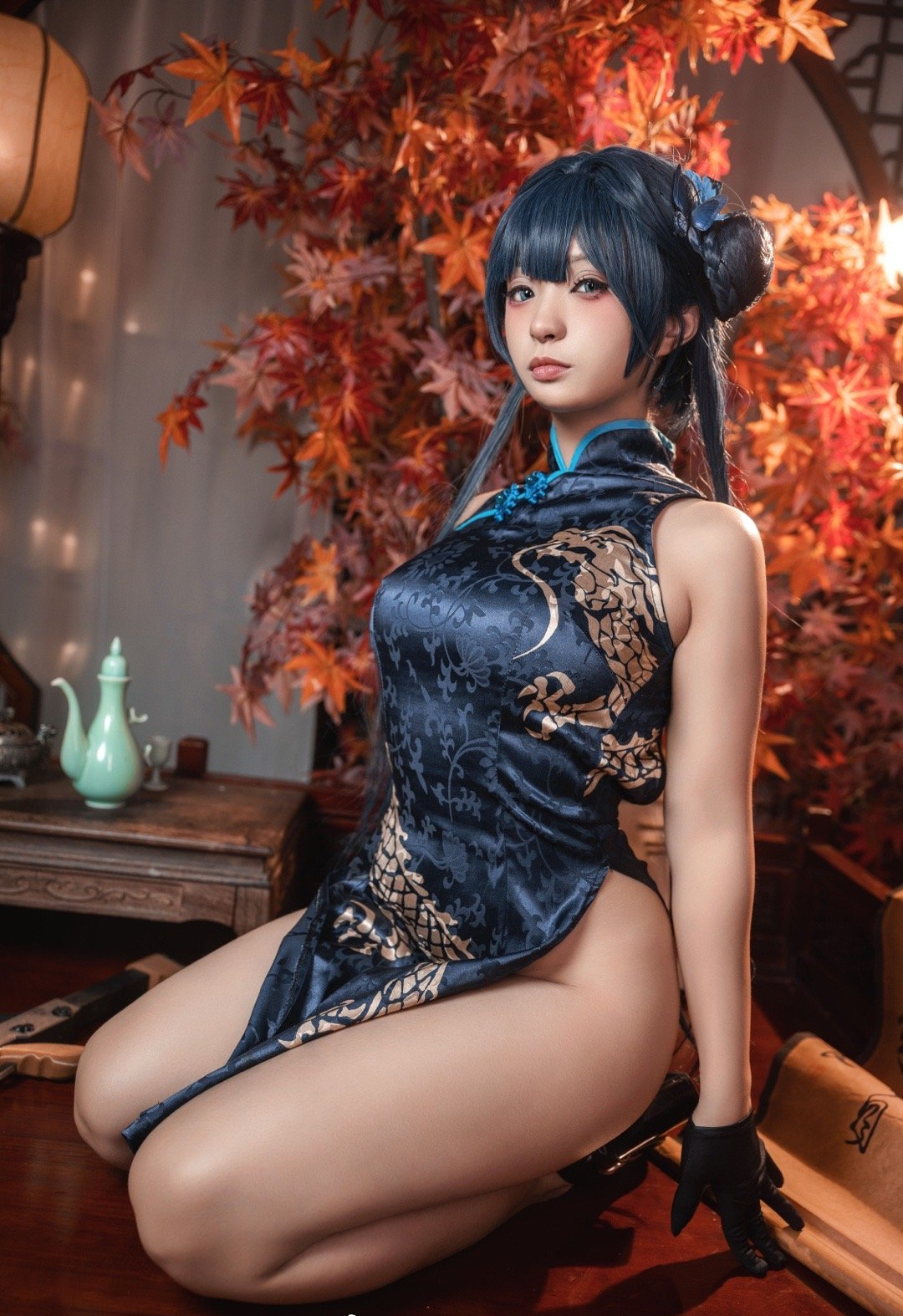 阿呀想长高碧蓝档案妃咲cosplay6