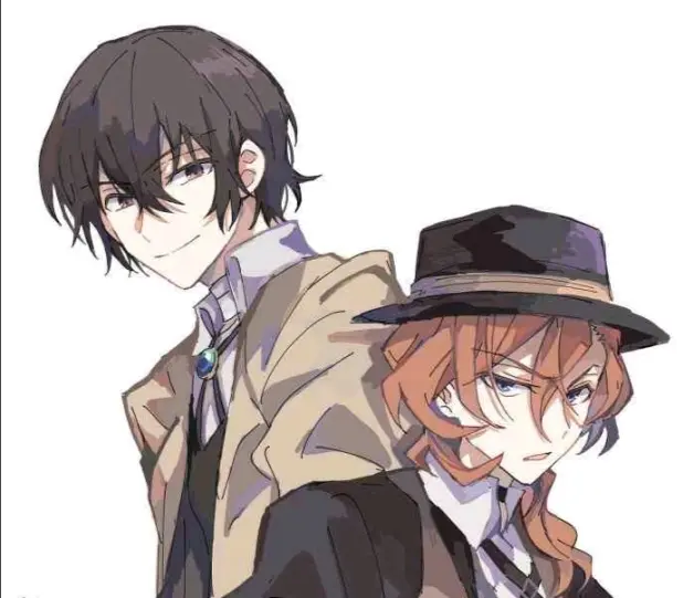 太宰治 中原中也 纯手绘 哔哩哔哩