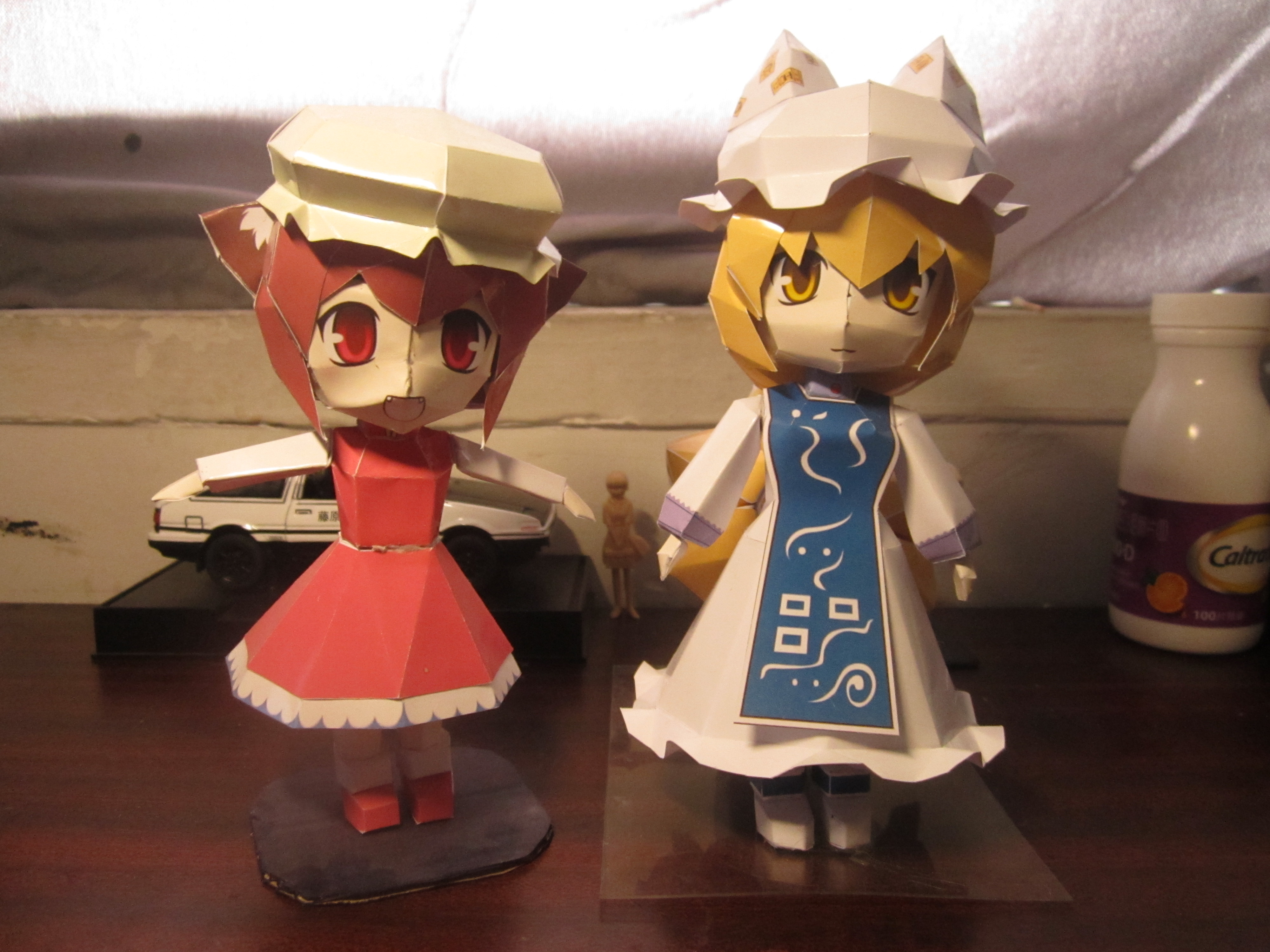 纸模欣赏〕八云蓝q版纸模