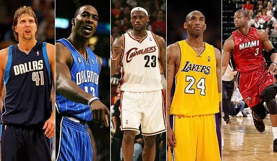 06 10五年nba最佳第一阵容谁更强 09年表示没有一个能打的 哔哩哔哩