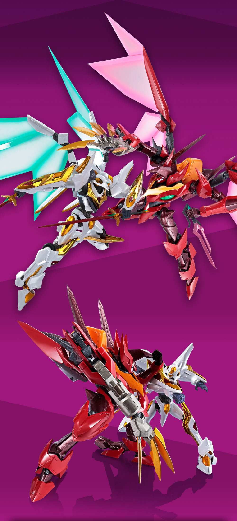 万代metal robot魂系列《code geass 反叛的鲁路修r2》红莲圣天八极式