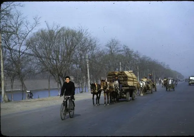 老照片1972年北方农村美国客人拍摄 哔哩哔哩