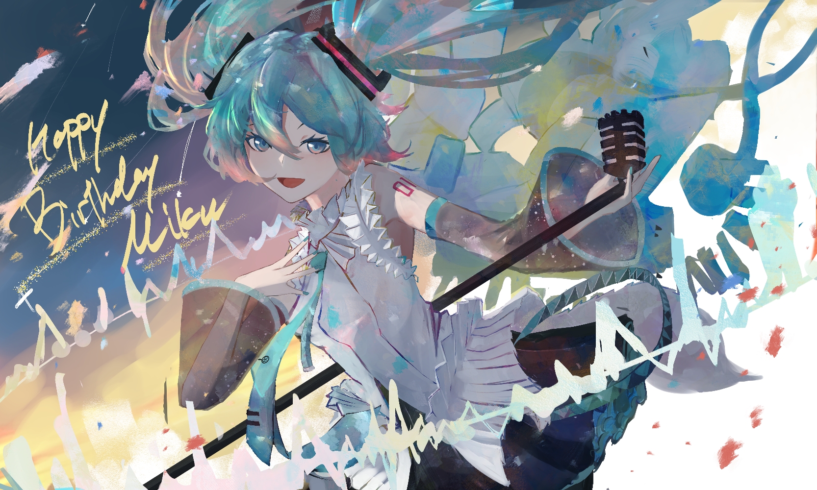 『初音ミク』16周年纪念贺图100张ღˇ