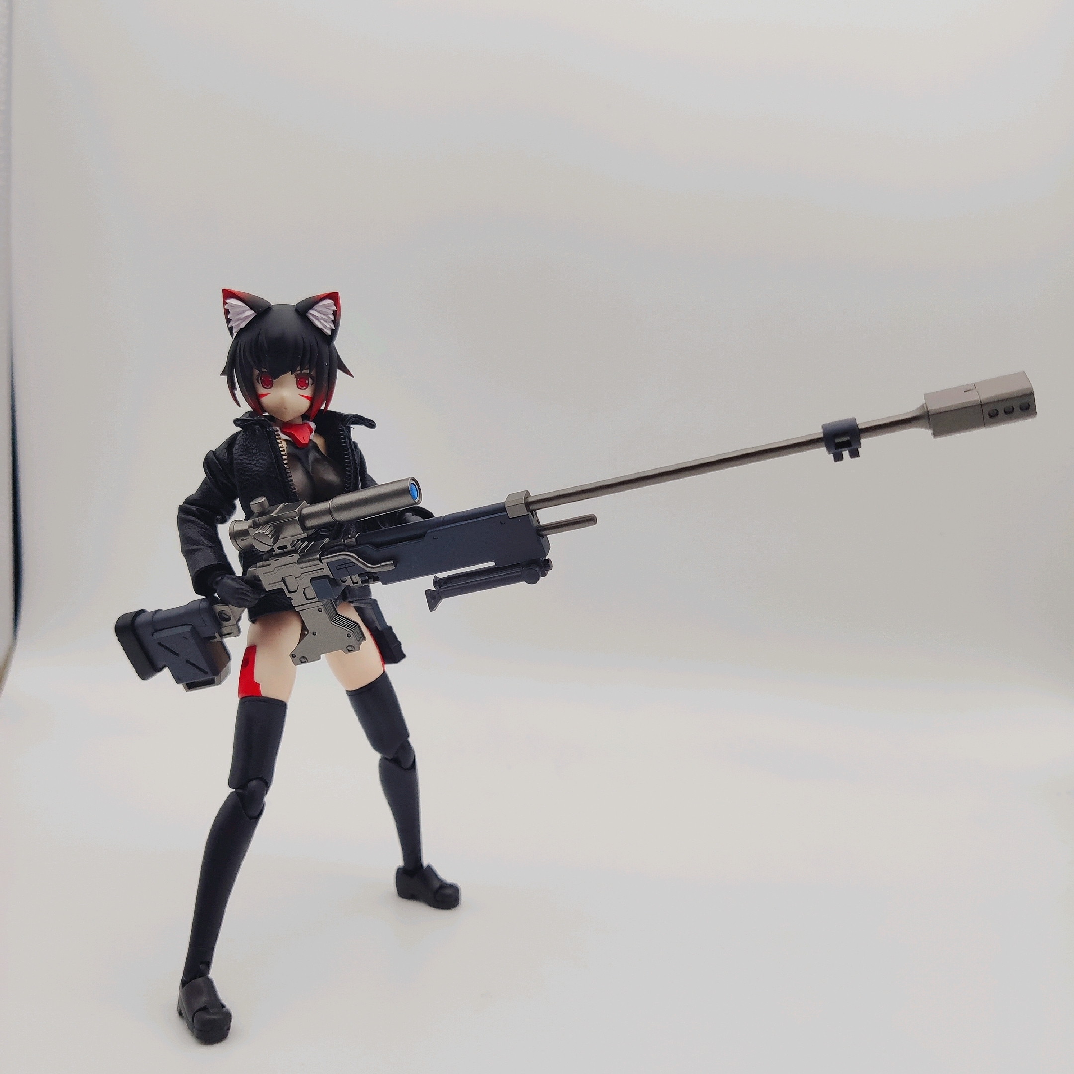 黑发猫耳娘 摩托涂装