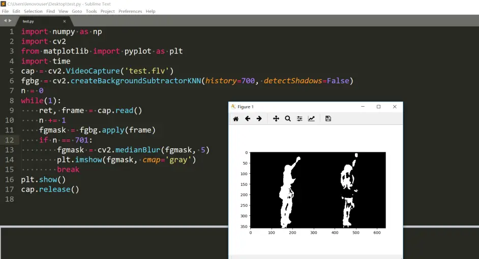 一起学opencv-python三十八（视频分析：背景减法） - 哔哩哔哩