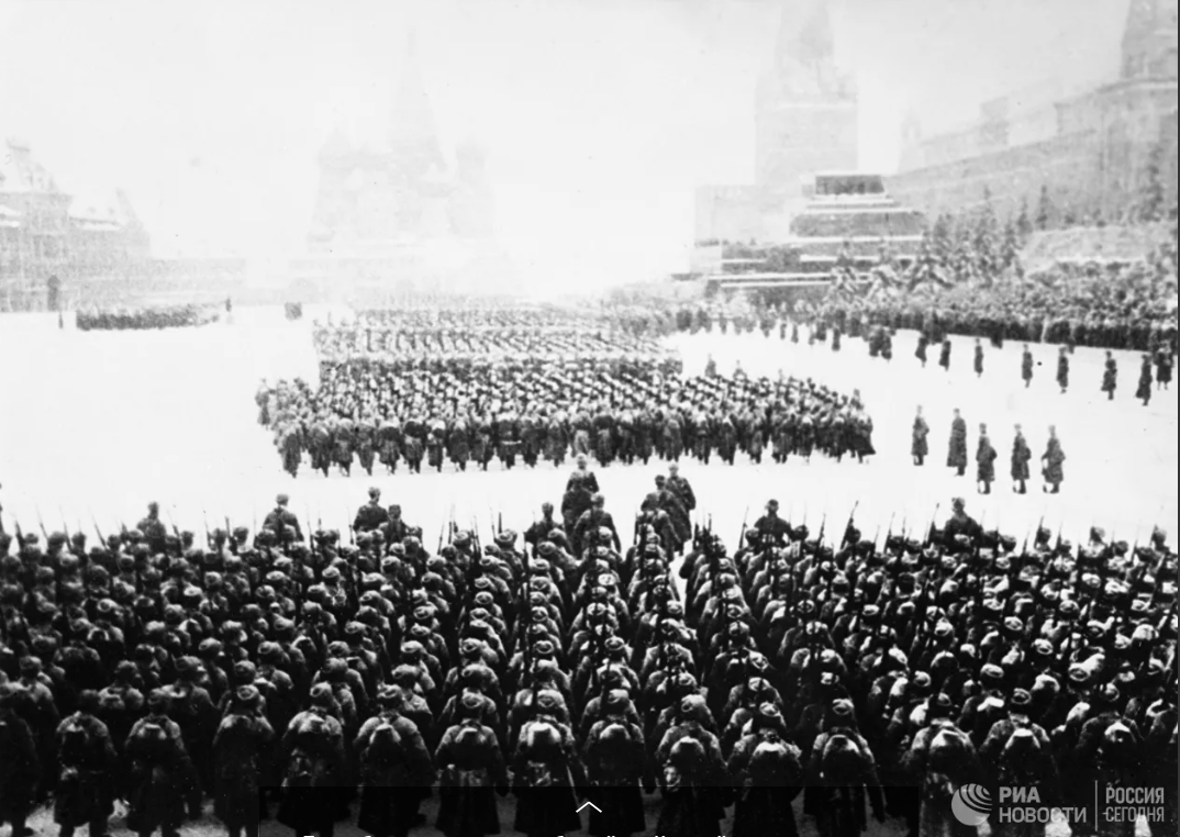 中俄双语 11月7日俄罗斯红场阅兵,纪念1941莫斯科保卫战大阅兵