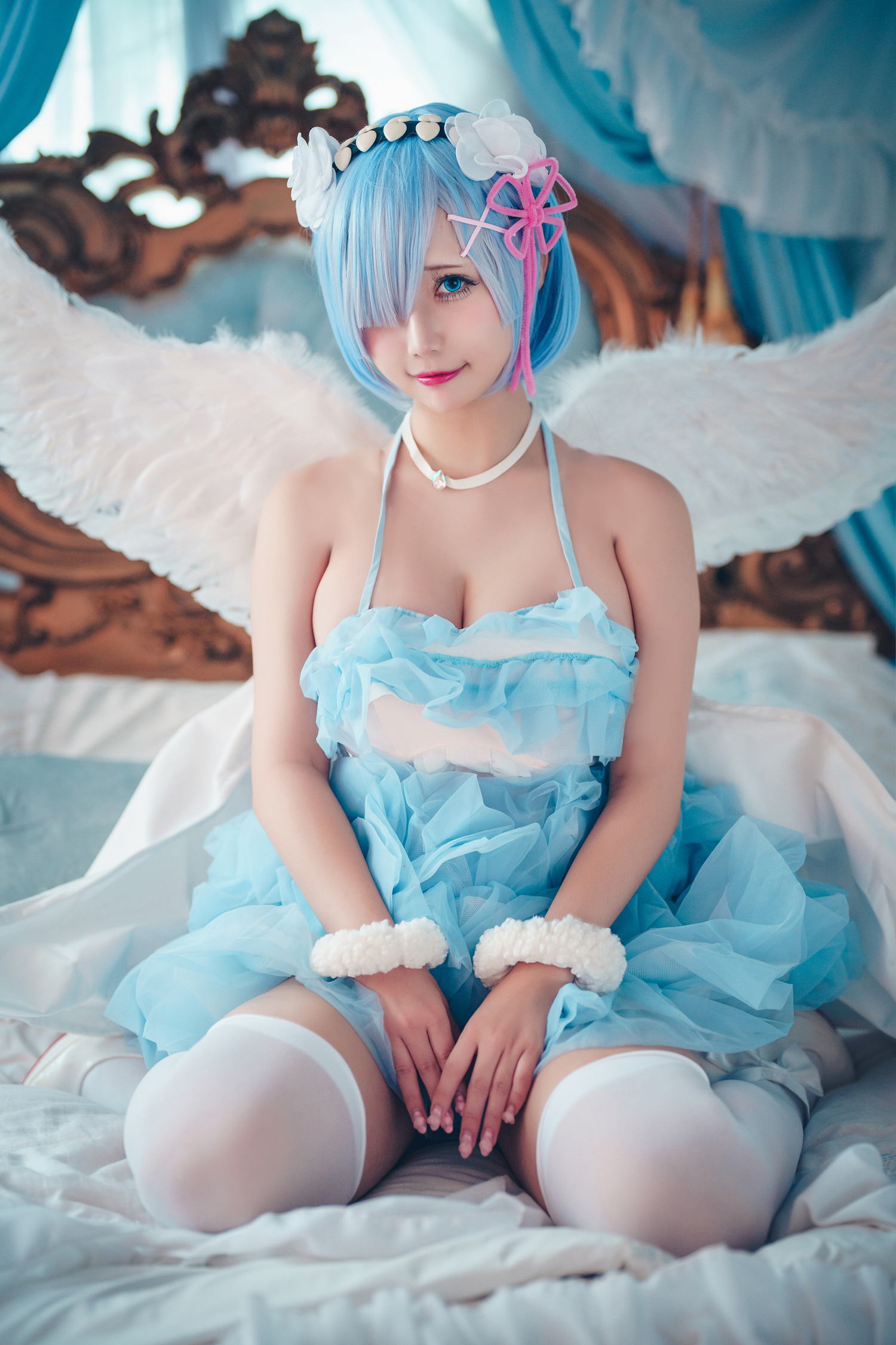 沖田凜花Rinka Rem CosPlay6