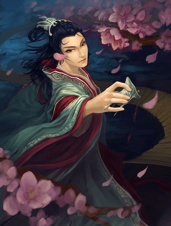 三国杀:曹植12张皮肤插画欣赏