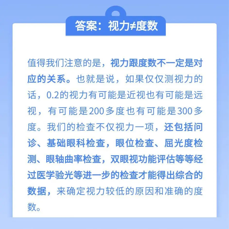 视力0 2 就是0度近视吗 哔哩哔哩