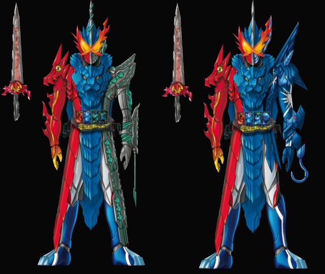 假面骑士saber官方公布的10个三册形态