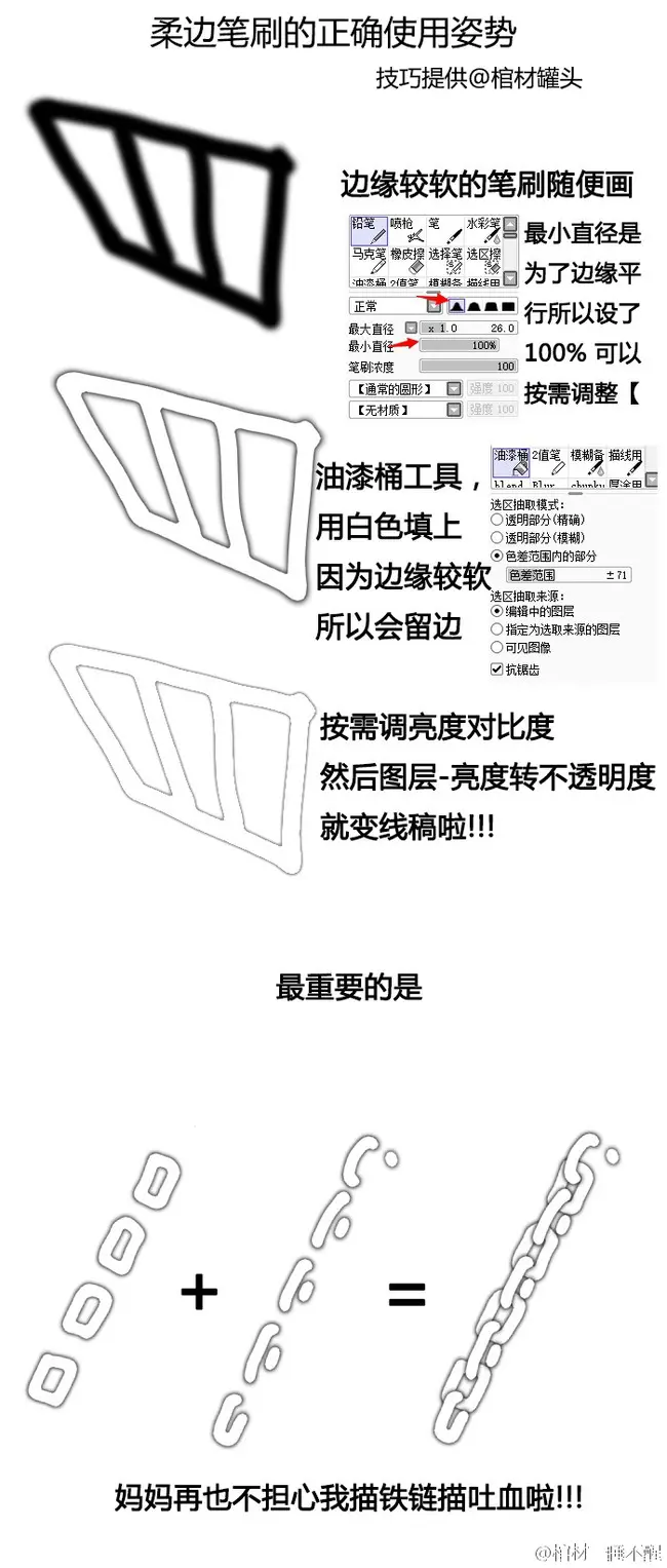 你以为你真的会用sai 这9个sai小技巧 你肯定不知道 哔哩哔哩