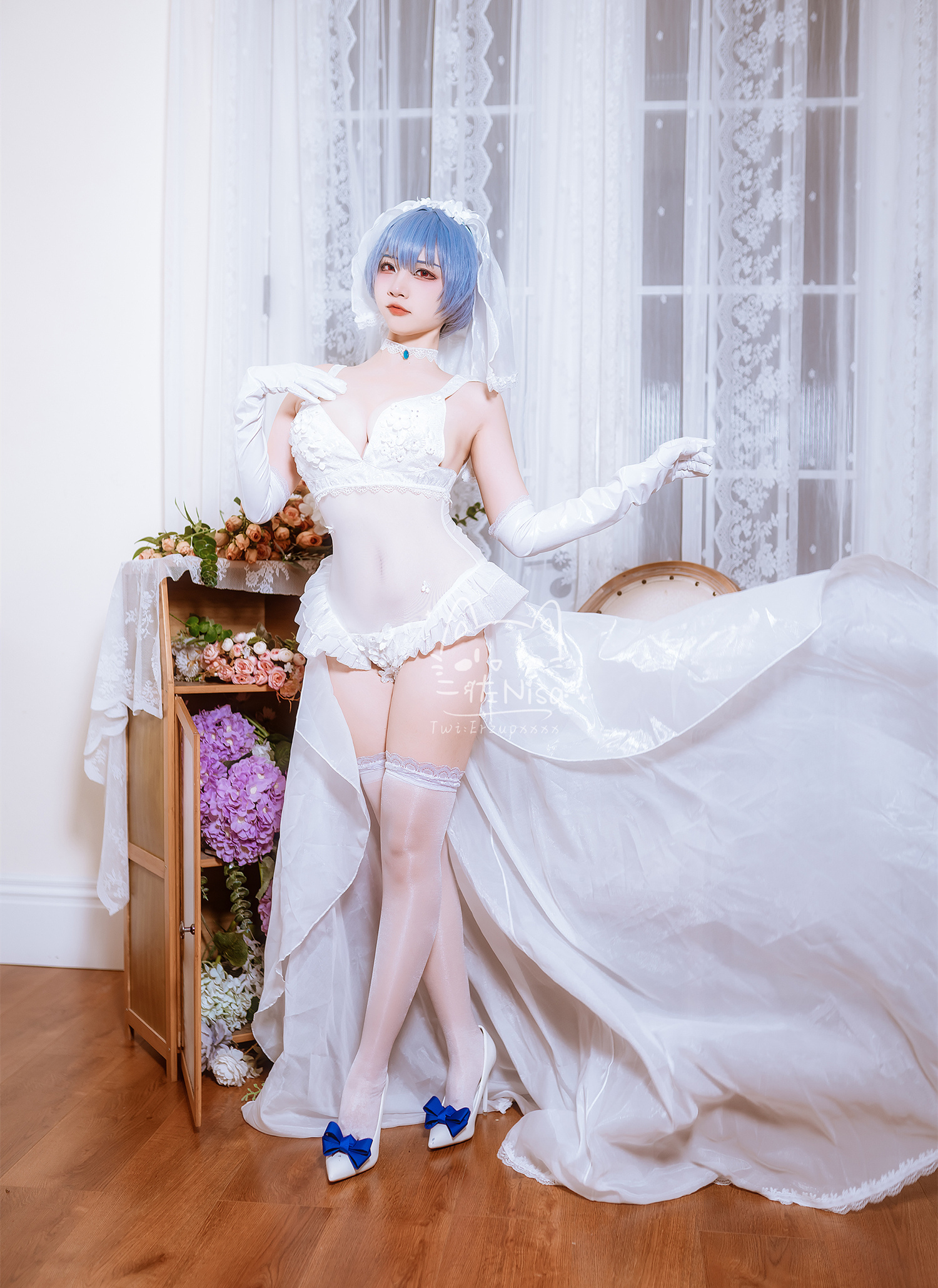 二佐nisa婚纱绫波丽cosplay2