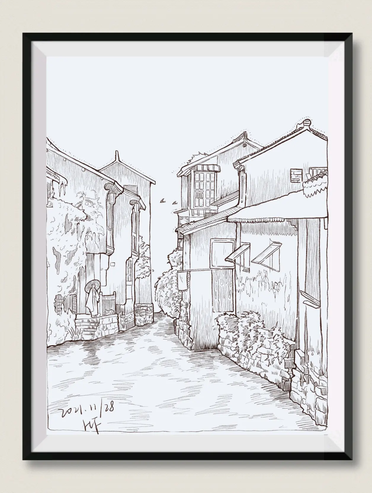 想给高中语文课文画插图