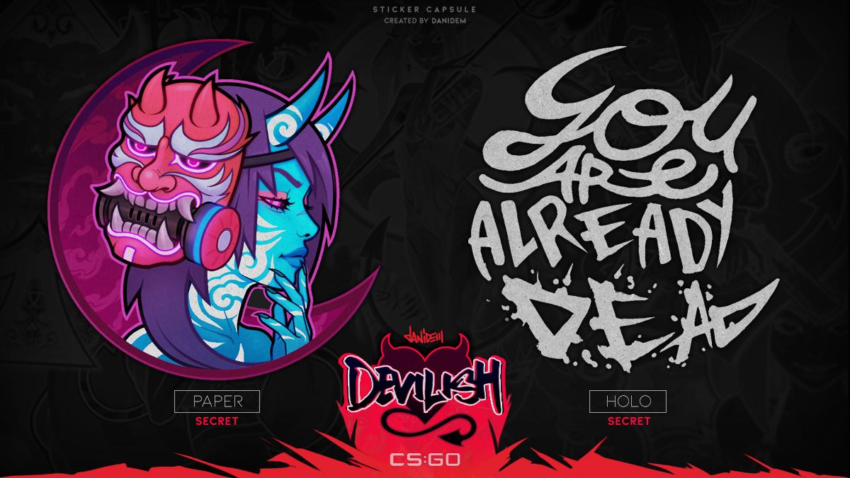 csgo创意工坊优秀饰品——印花 | 魅魔系列