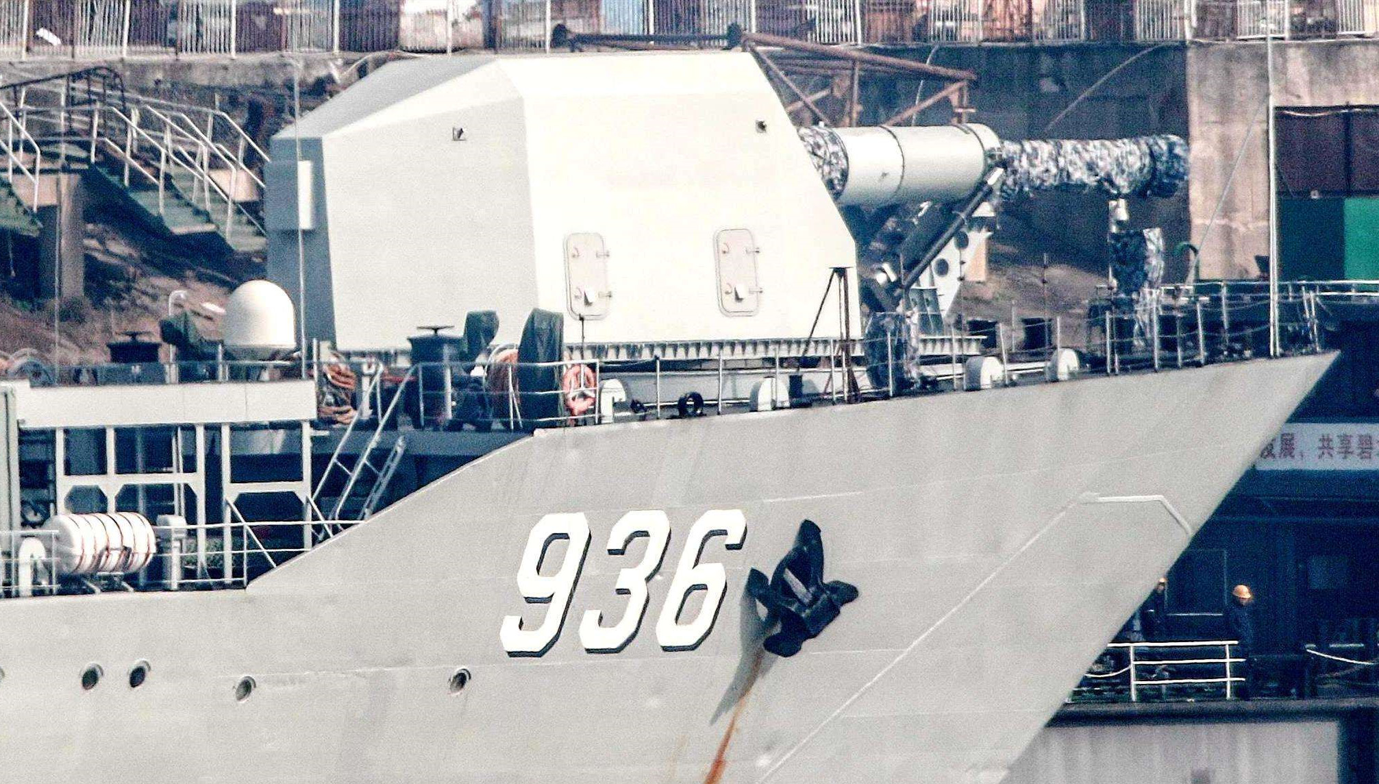 舰载电磁炮项目已经停滞那是不可能滴