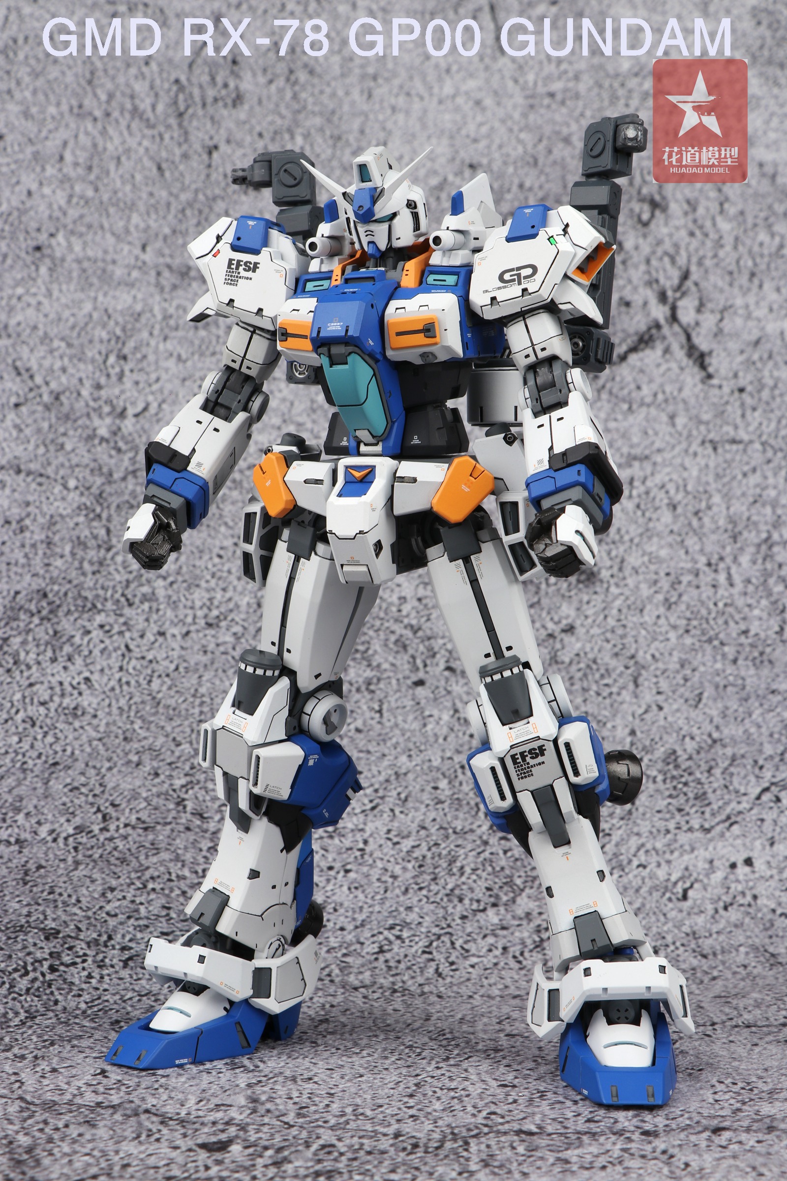 达人佳作:【花道模型工作室】全gk1/90 gmd rx-78 gp00 高达试作原型