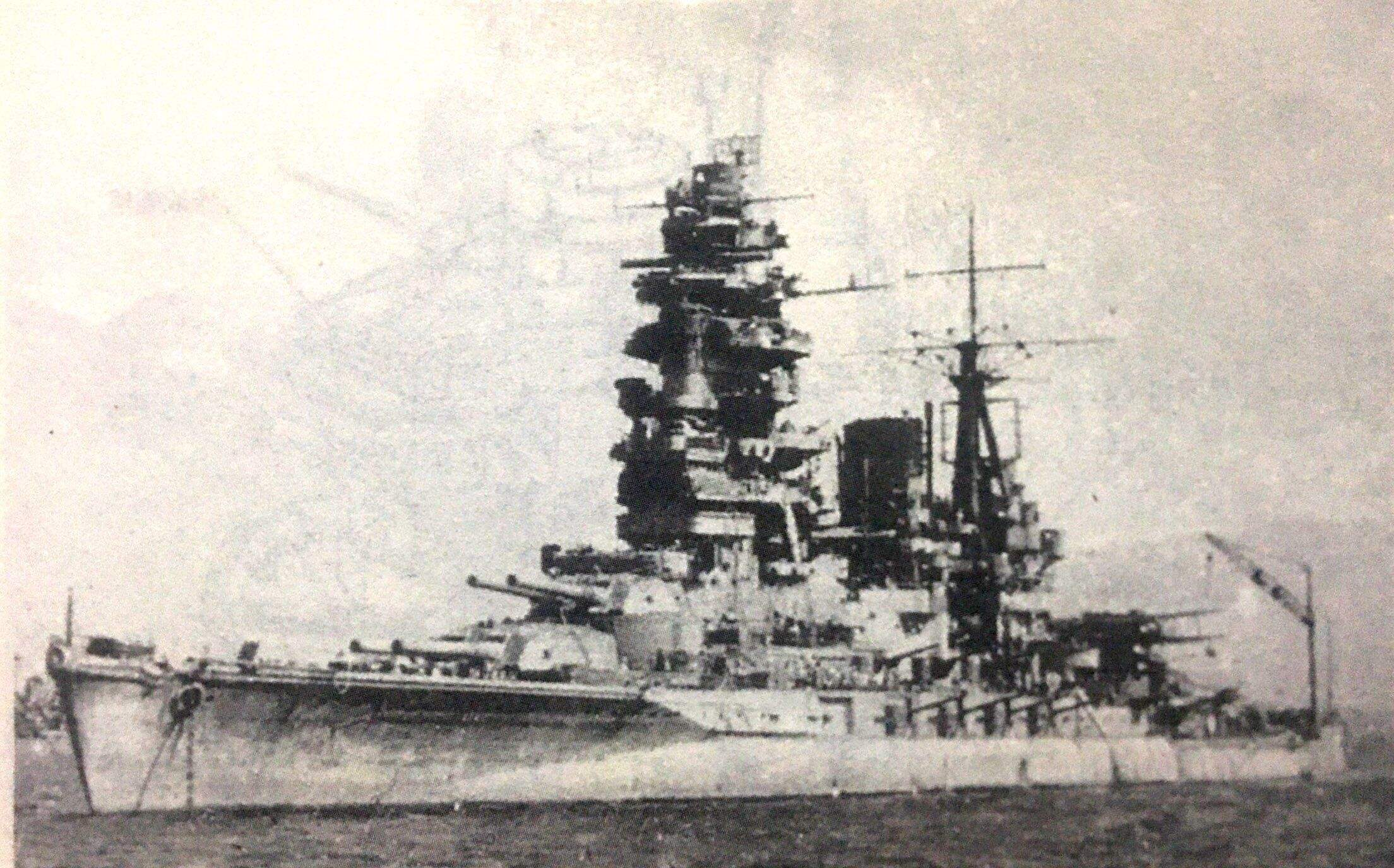 长门号战列舰在建造长门级战列舰的同时,日本海军还开工建造了加贺级