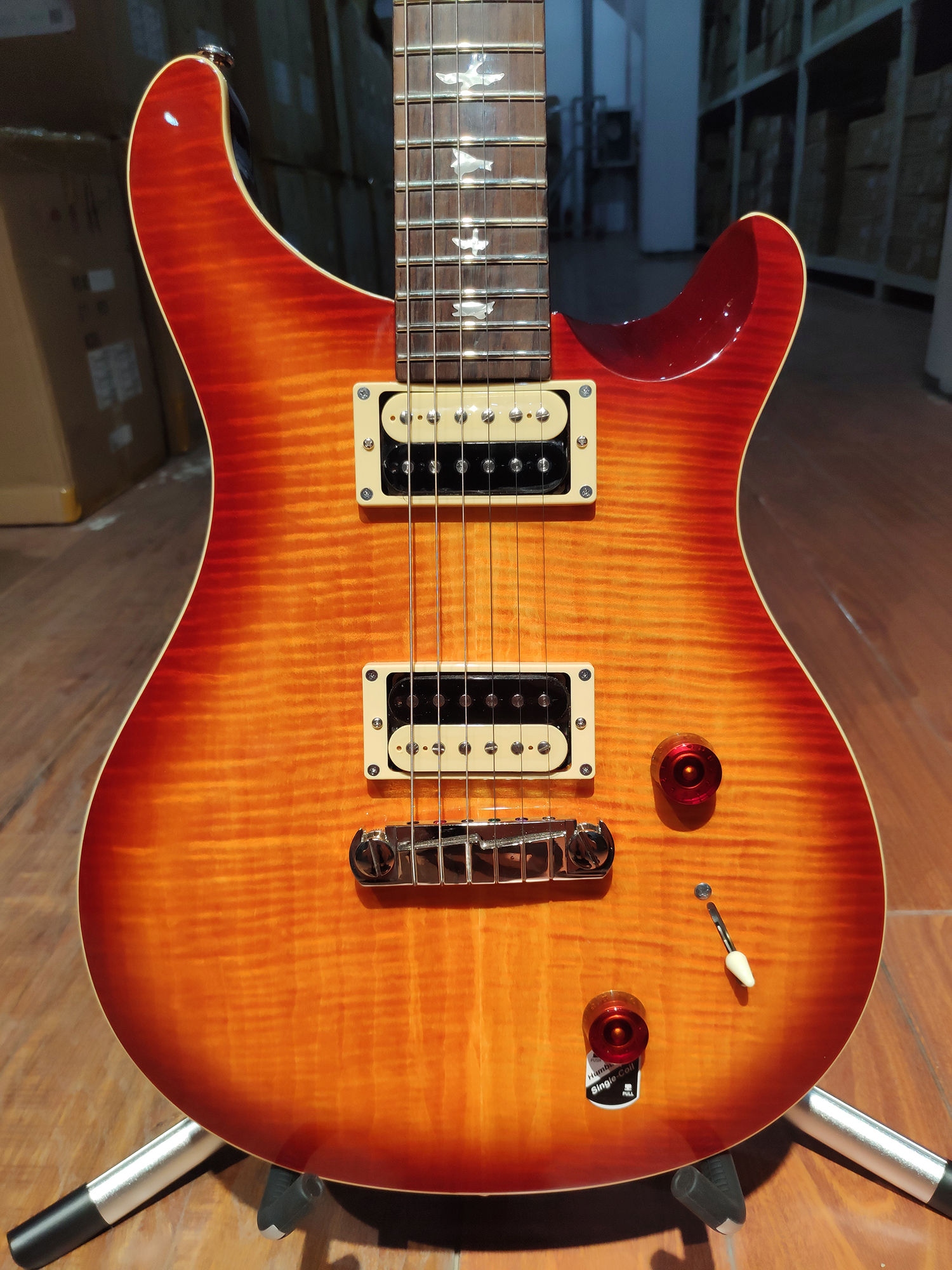 超高性价比的日落色prsst22电吉他