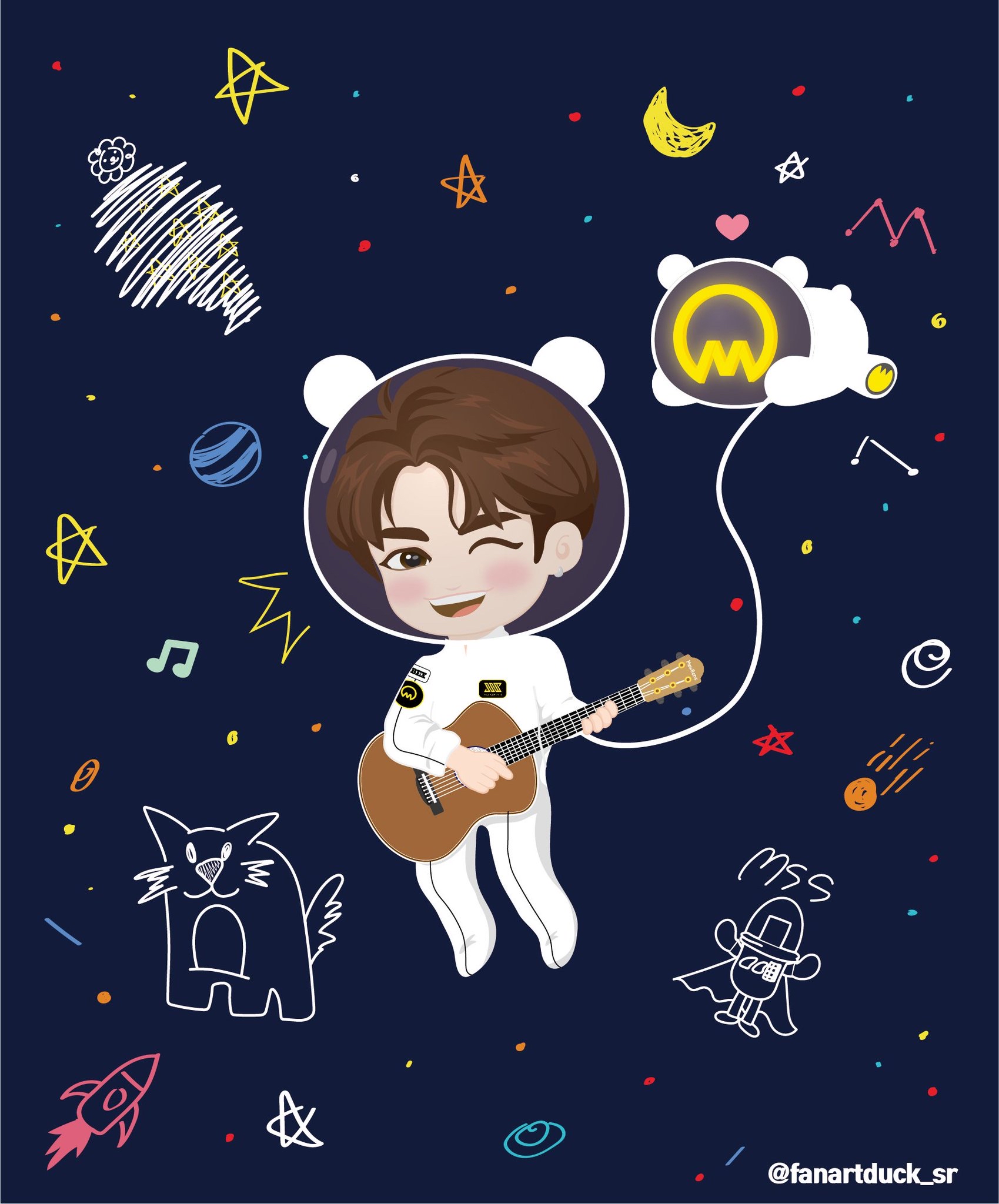 缪糕9月图第二十四弹-可可爱爱的没有脑袋,而湾仔