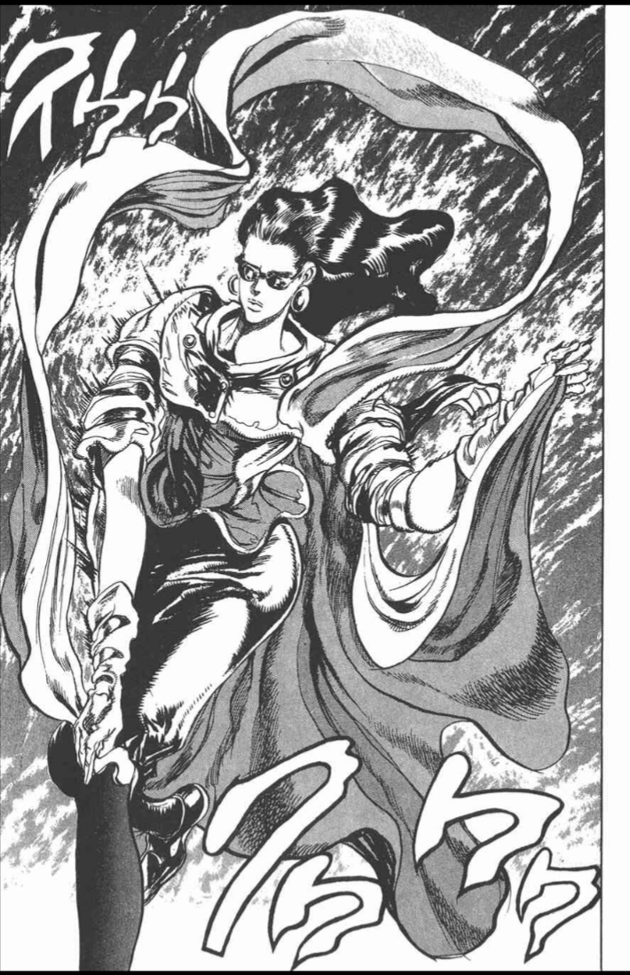 JOJO漫画插图 西--撒-- 卡兹变石 卖鱼强出场