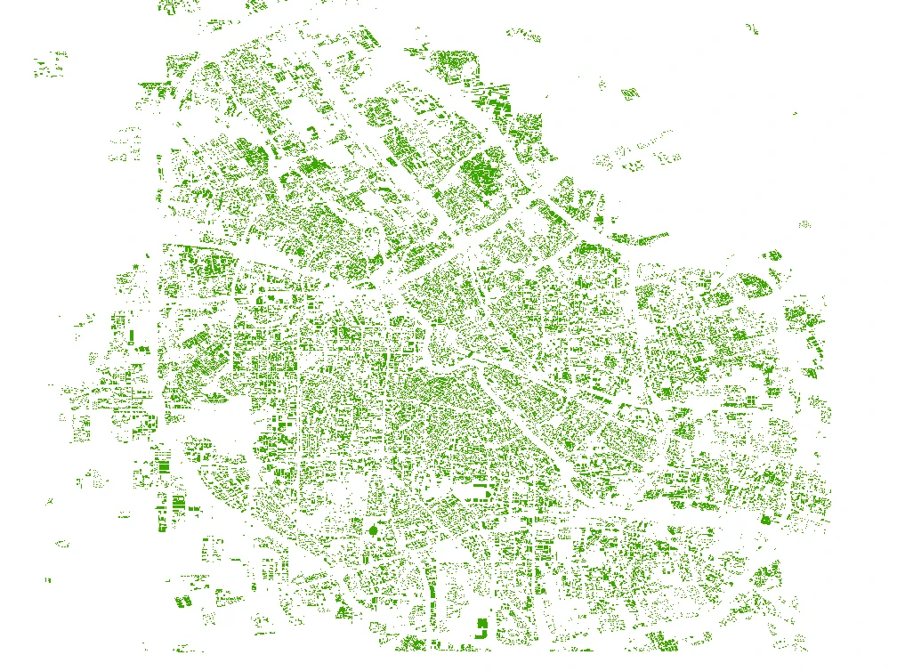 全国主要城市建筑轮廓(含层高)矢量数据分享及AI提取建筑分布方法介绍 - 哔哩哔哩