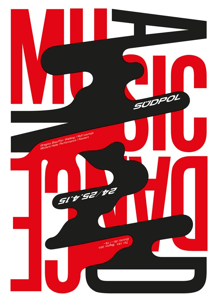 纯文字排版也能让海报引人注目