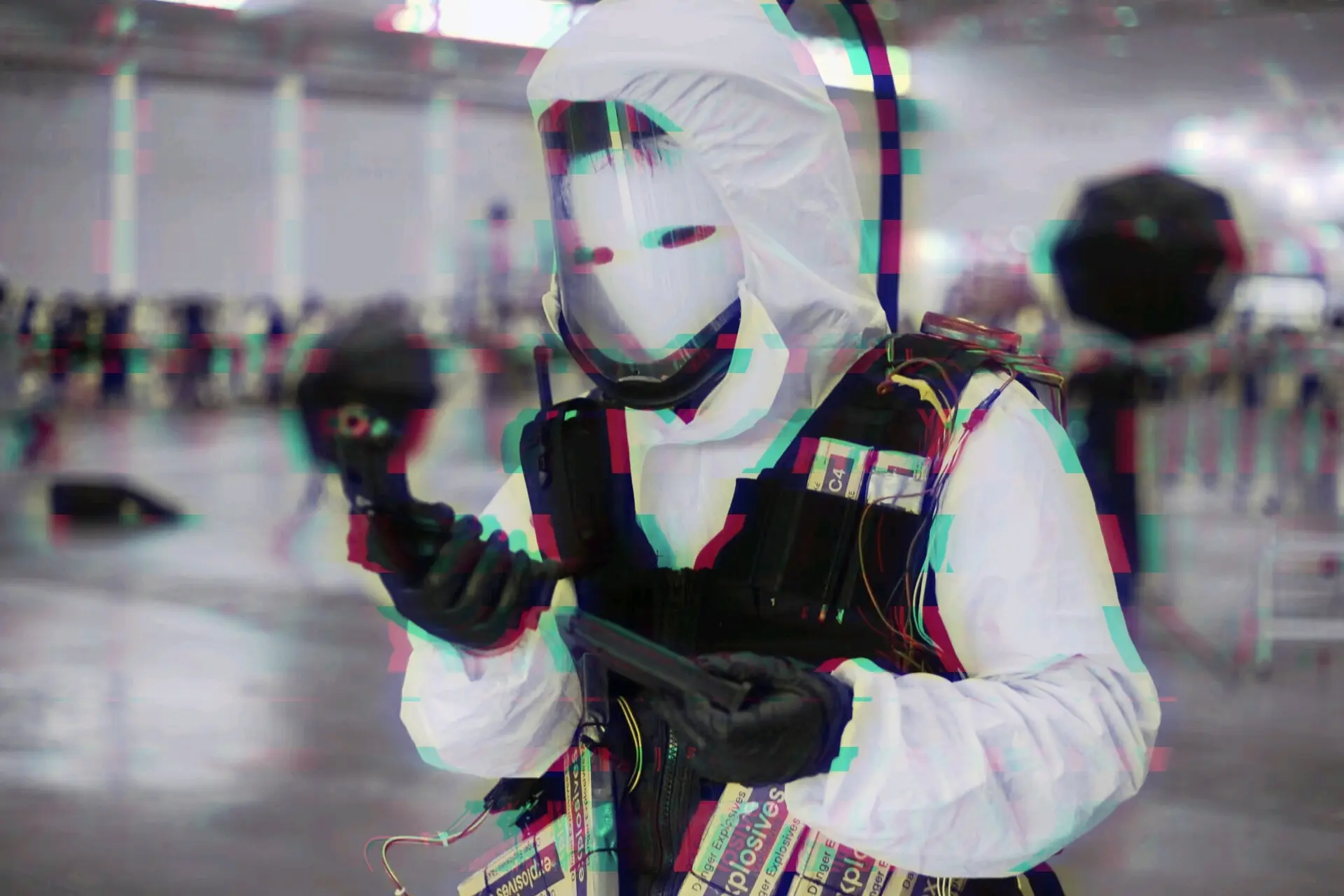 彩虹六号cos 白面具/自爆哥