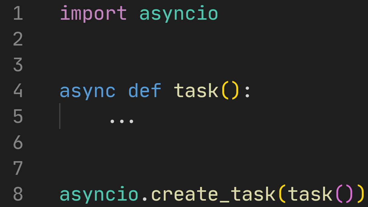 [Python]请不要再直接用 asyncio.create_task(task) 创建后台任务啦！ 哔哩哔哩