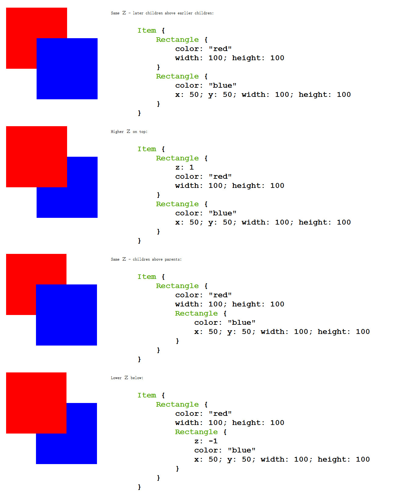 Qt Quick UI(qml) 教程 第四章可视部件Item 哔哩哔哩