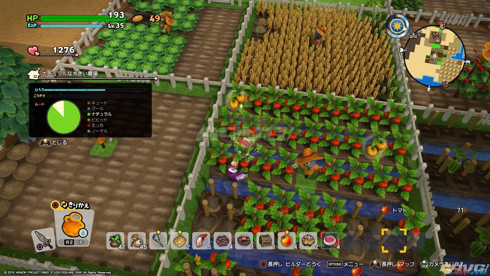 勇者斗恶龙:创世小玩家2\/建造者2 空荡岛绿色开