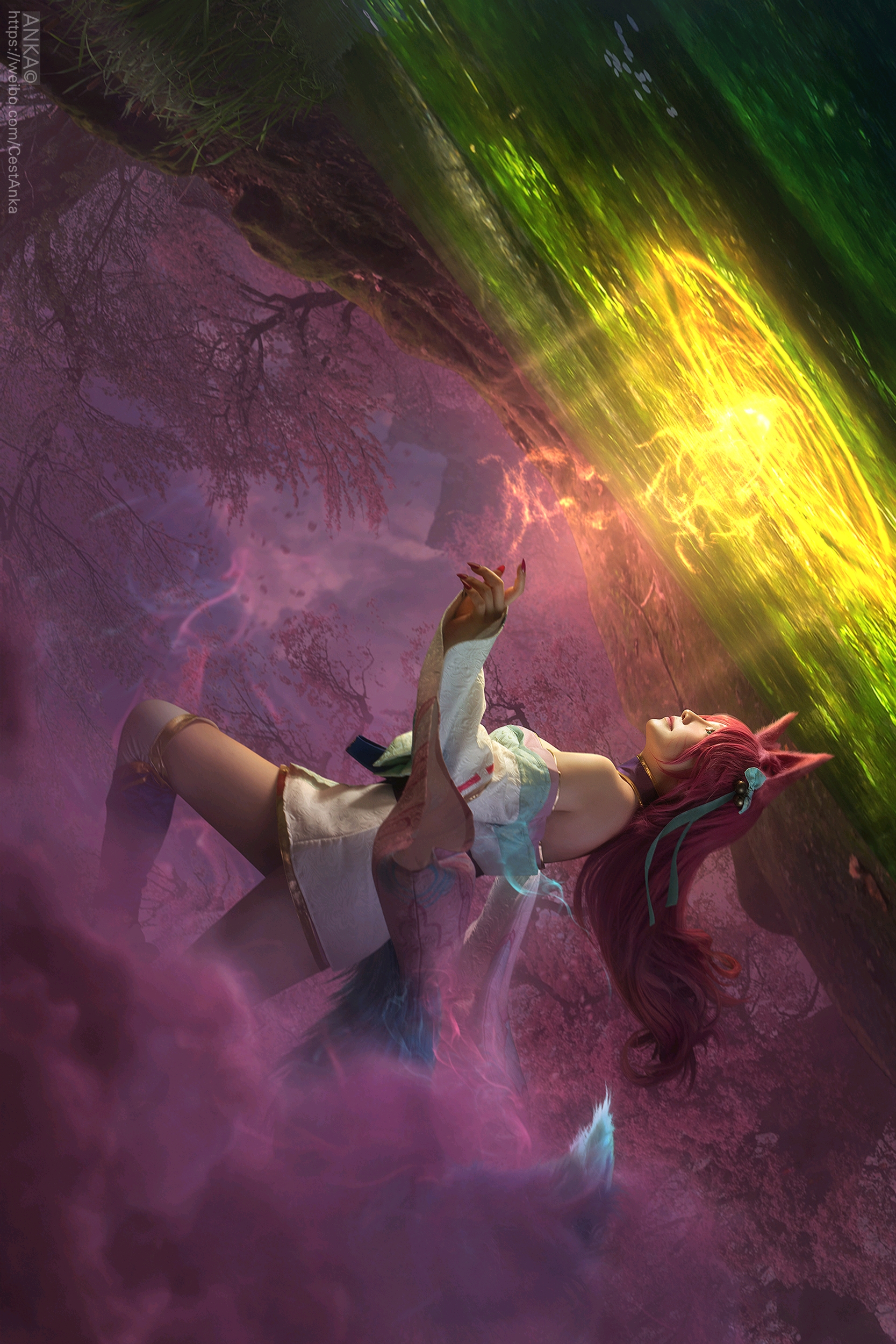 cosplay英雄联盟灵魂莲华阿狸