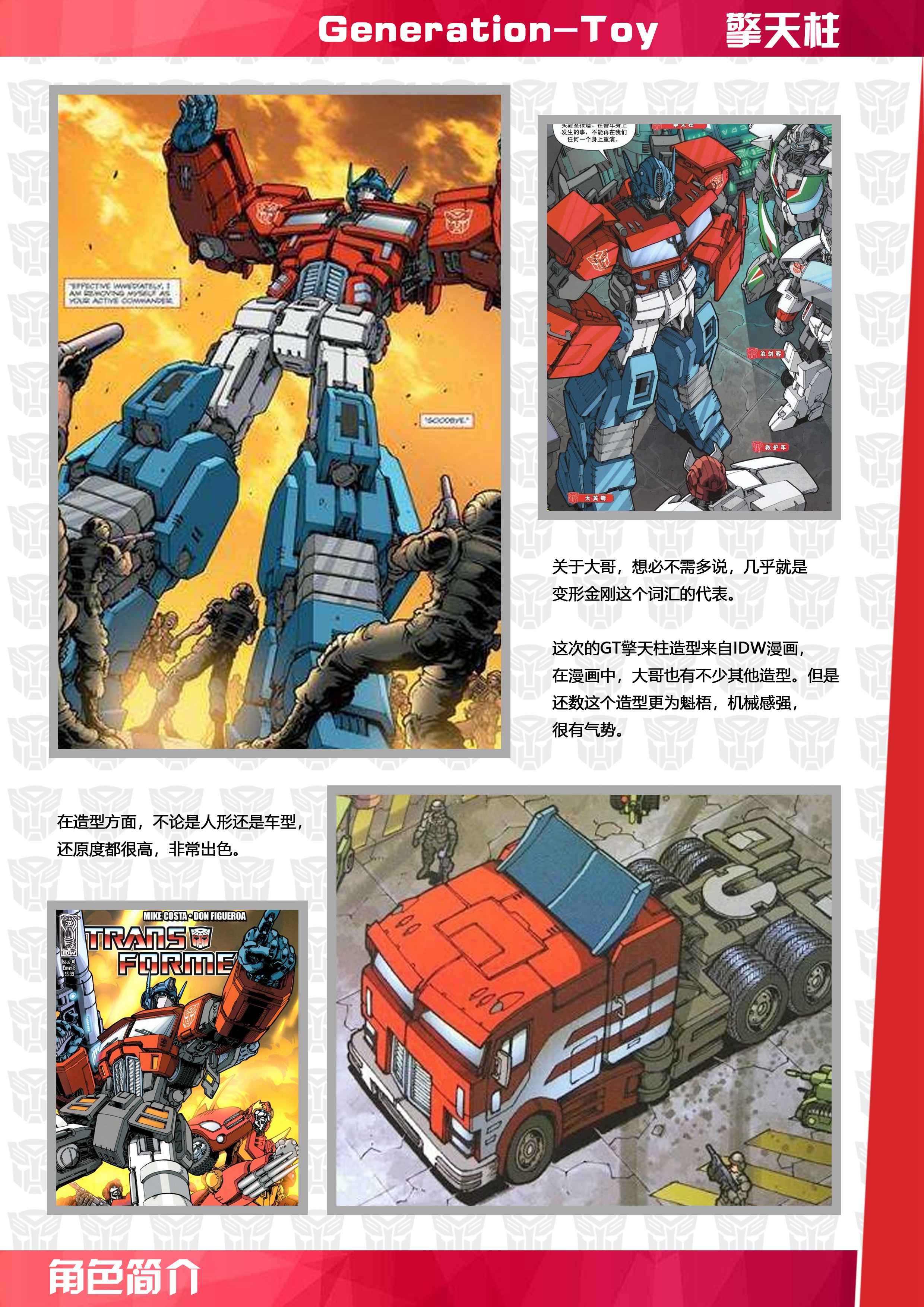 gt idw造型擎天柱