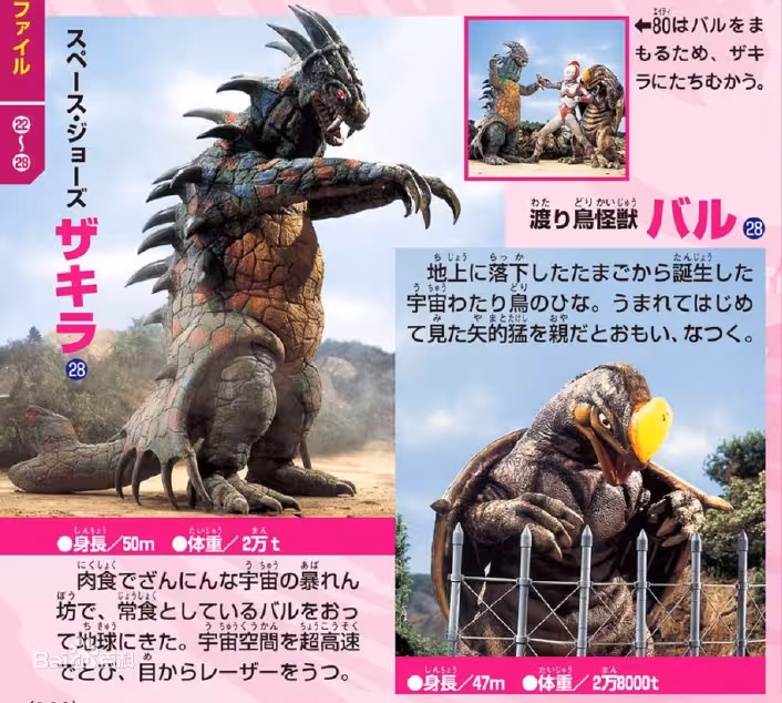 季鸟怪兽 巴鲁 宇宙鲨鱼 扎奇拉 - 哔哩哔哩