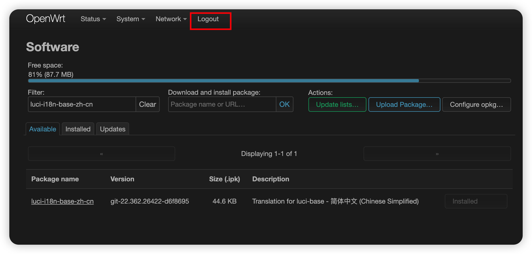 自定义安装官方openwrt-汉化 - 哔哩哔哩